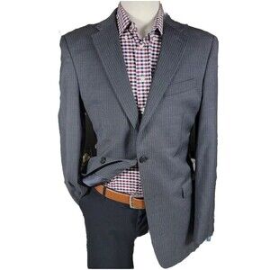 TOMMY HILFIGER Mens Blazer Sport Coat Casual Two Button Jacket‎ Size 42R